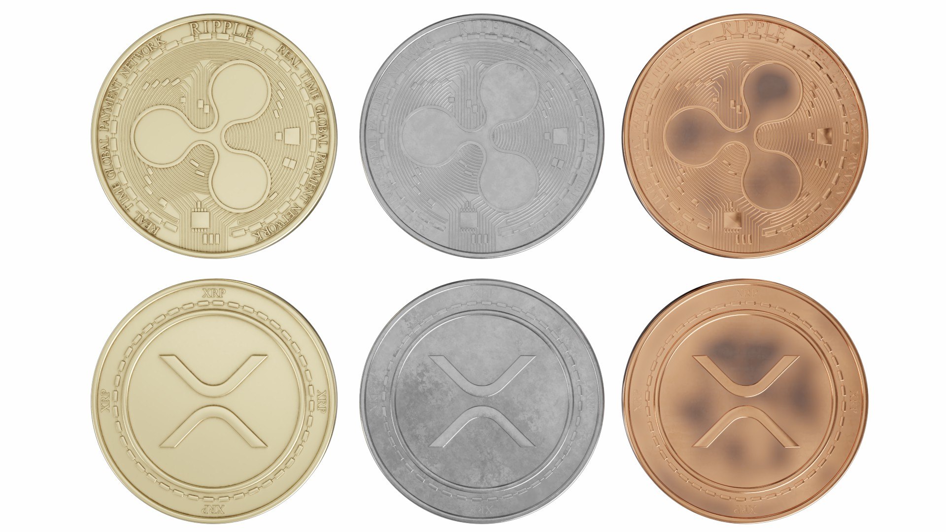 3D Ethlend Gold Coin Model - TurboSquid 1605143