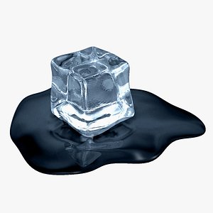3d ice cube model