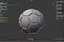 Sci-fi mechanical football polygonal ball