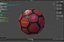 Sci-fi mechanical football polygonal ball