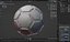 Sci-fi mechanical football polygonal ball