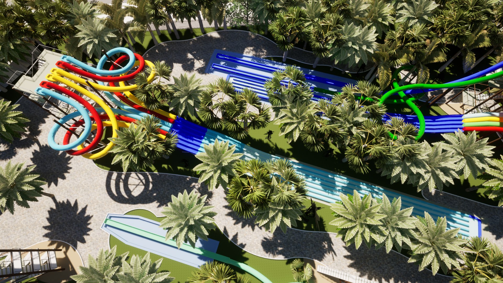 3D Waterslide 04 RUN Model - TurboSquid 1840563