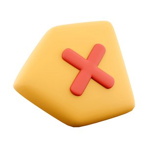Bookmark cancel outline icon