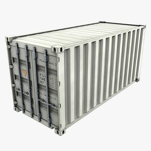 20ft Shipping Container - White