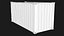 Conteneur maritime de 20 pieds - Blanc