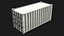 Conteneur maritime de 20 pieds - Blanc