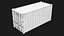 Conteneur maritime de 20 pieds - Blanc