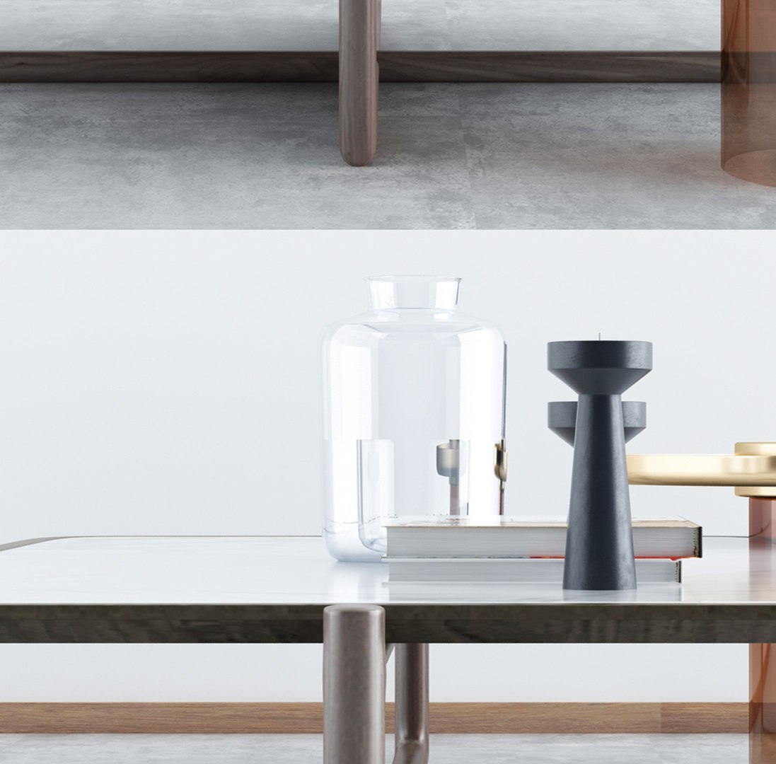 Modern coffee table side table model model - TurboSquid 2057637