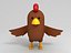 Brown Chicken Character