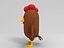 Brown Chicken Character