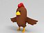 Brown Chicken Character