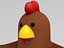 Brown Chicken Character