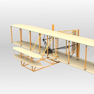 Wright brothers Flyer 3D