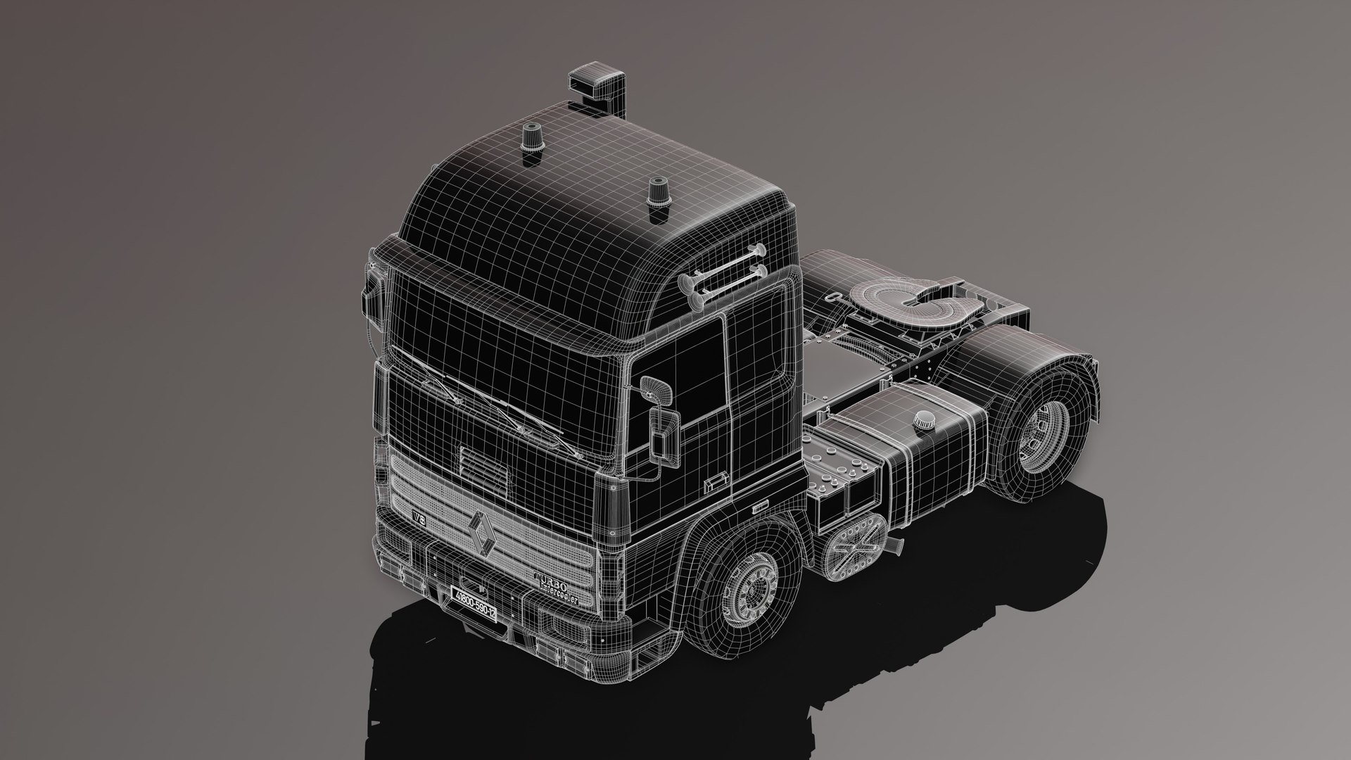 RENAULT R420 4X2 V8 Turbo Intercooler 3D Model 3D Model - TurboSquid ...