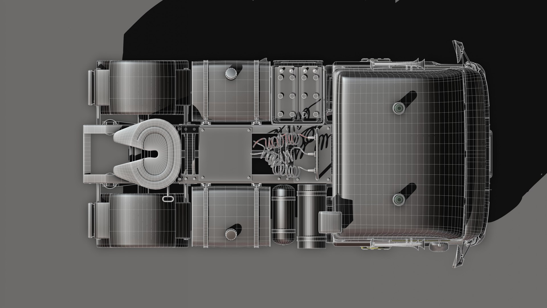 RENAULT R420 4X2 V8 Turbo Intercooler 3D Model 3D Model - TurboSquid ...