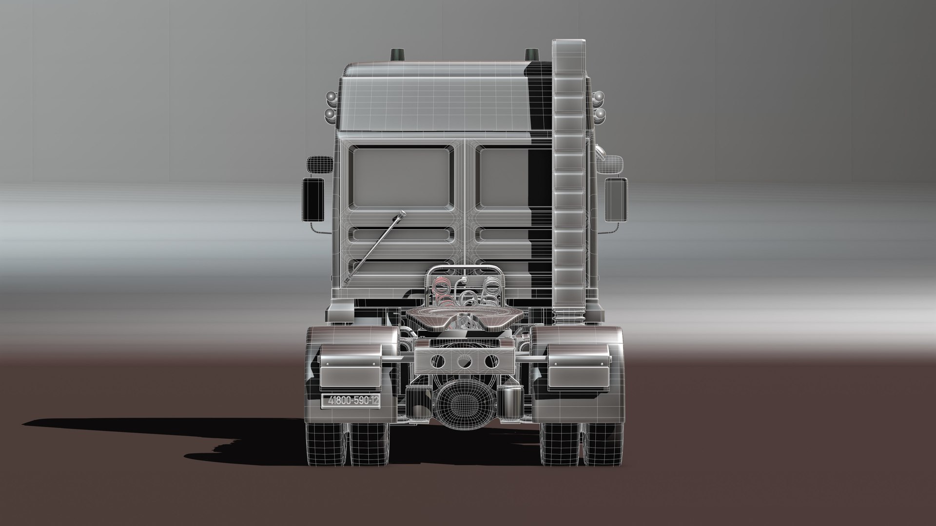 RENAULT R420 4X2 V8 Turbo Intercooler 3D Model 3D Model - TurboSquid ...