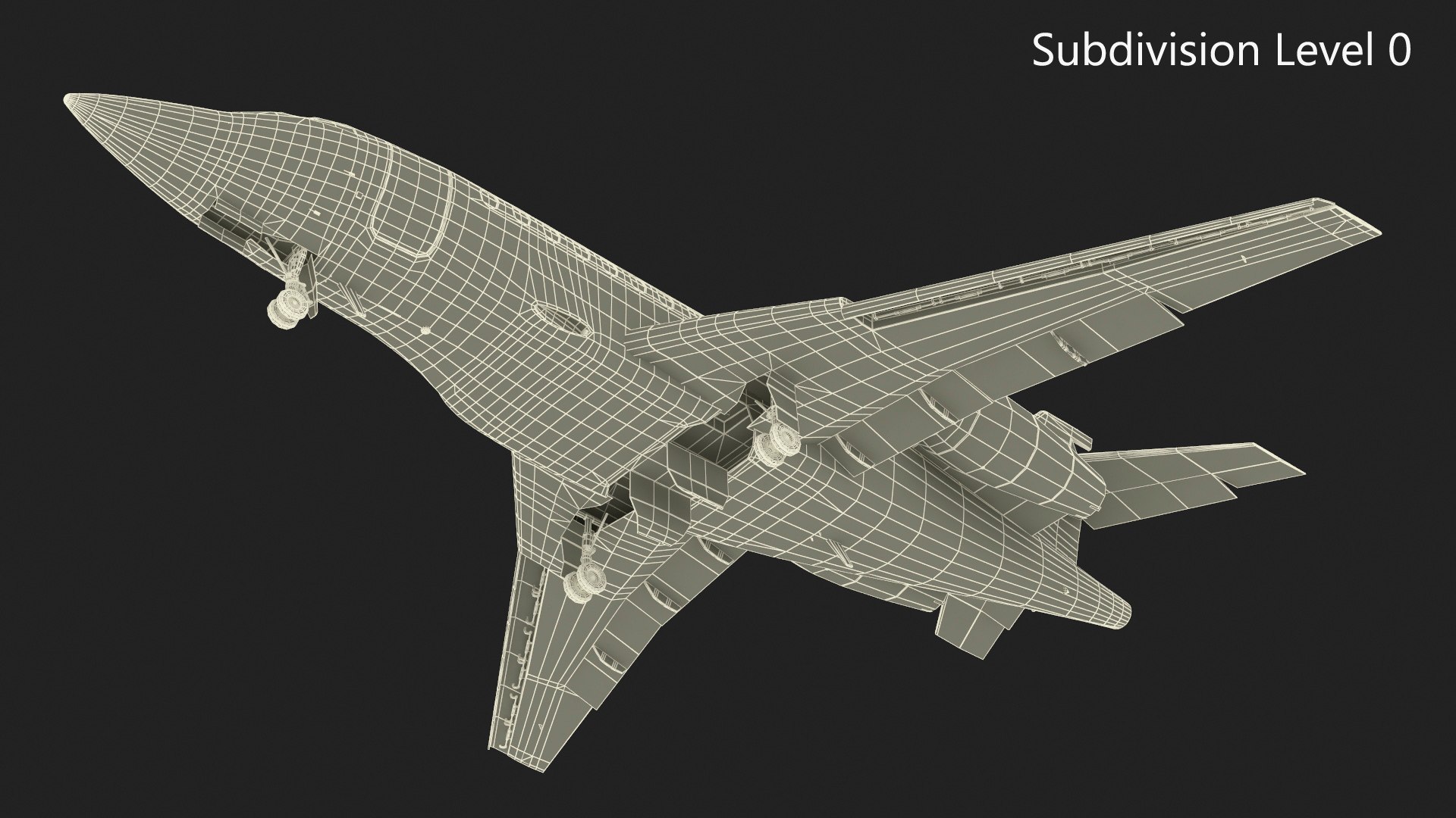 3D Business Jet Simplified Model - TurboSquid 2385074