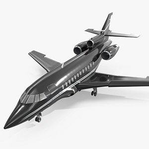 3D Business Jet Simplified model