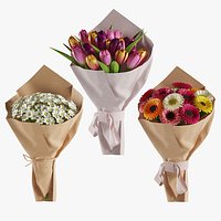 Flowers Bouquet Set
