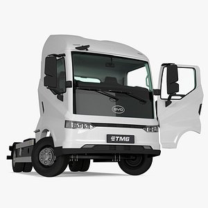 Electric Truck BYD ETM6 Chassis White Rigged