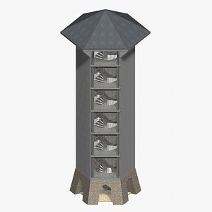 3D Tropical pavilion 26A65