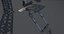Modular Sci-Fi Space Base Location and Props - low poly