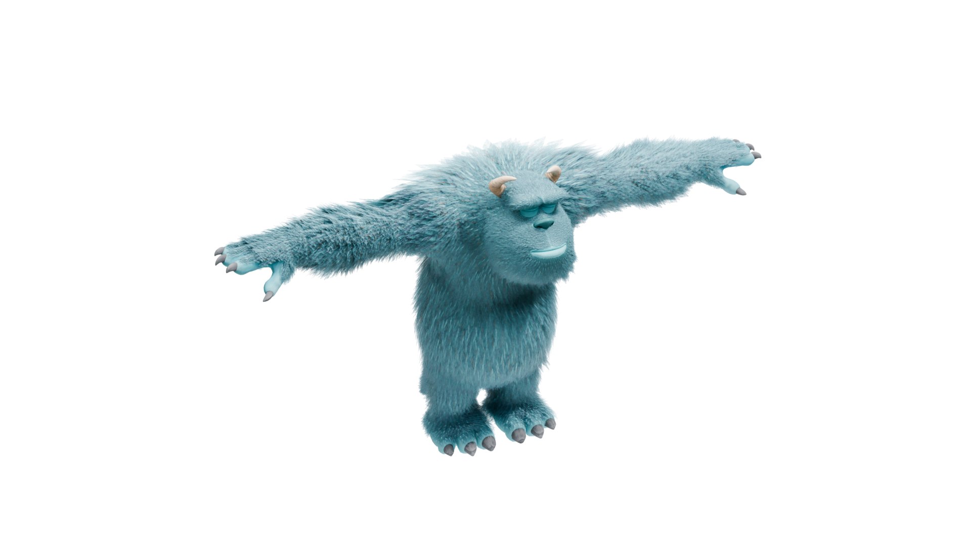 Sulley  - Monsters Inc 3D model https://p.turbosquid.com/ts-thumb/KV/CW257L/Wa/7/png/1765628234/1920x1080/fit_q87/dbc4ed85de2cb05922b8a82fc433c4a8a56fed03/7.jpg