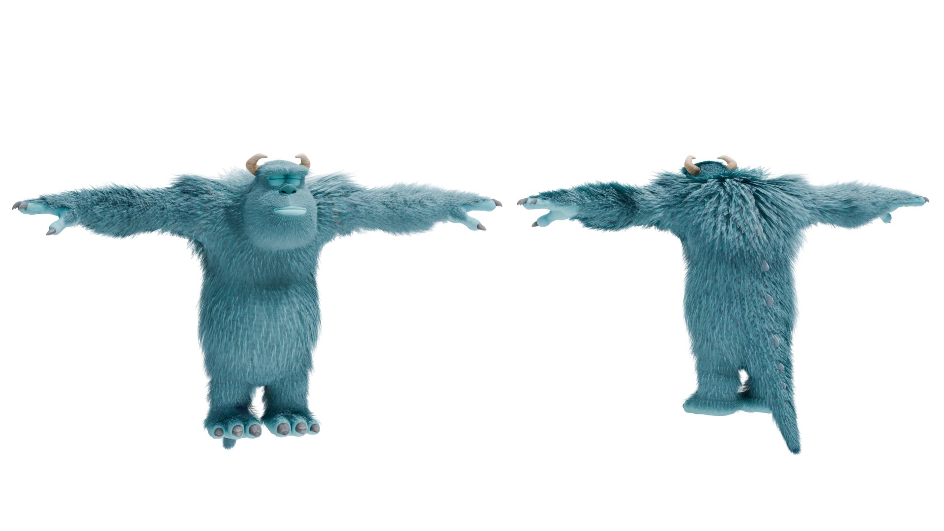 Sulley  - Monsters Inc 3D model https://p.turbosquid.com/ts-thumb/KV/CW257L/iL/10/png/1765628237/1920x1080/fit_q87/165e4432490bcefb240ca1bd884d26ab9c3727cd/10.jpg