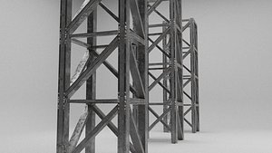 scaffolding warehouses structure model