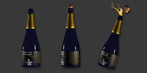 modèle 3D de Bouchon de Champagne - TurboSquid 1853388