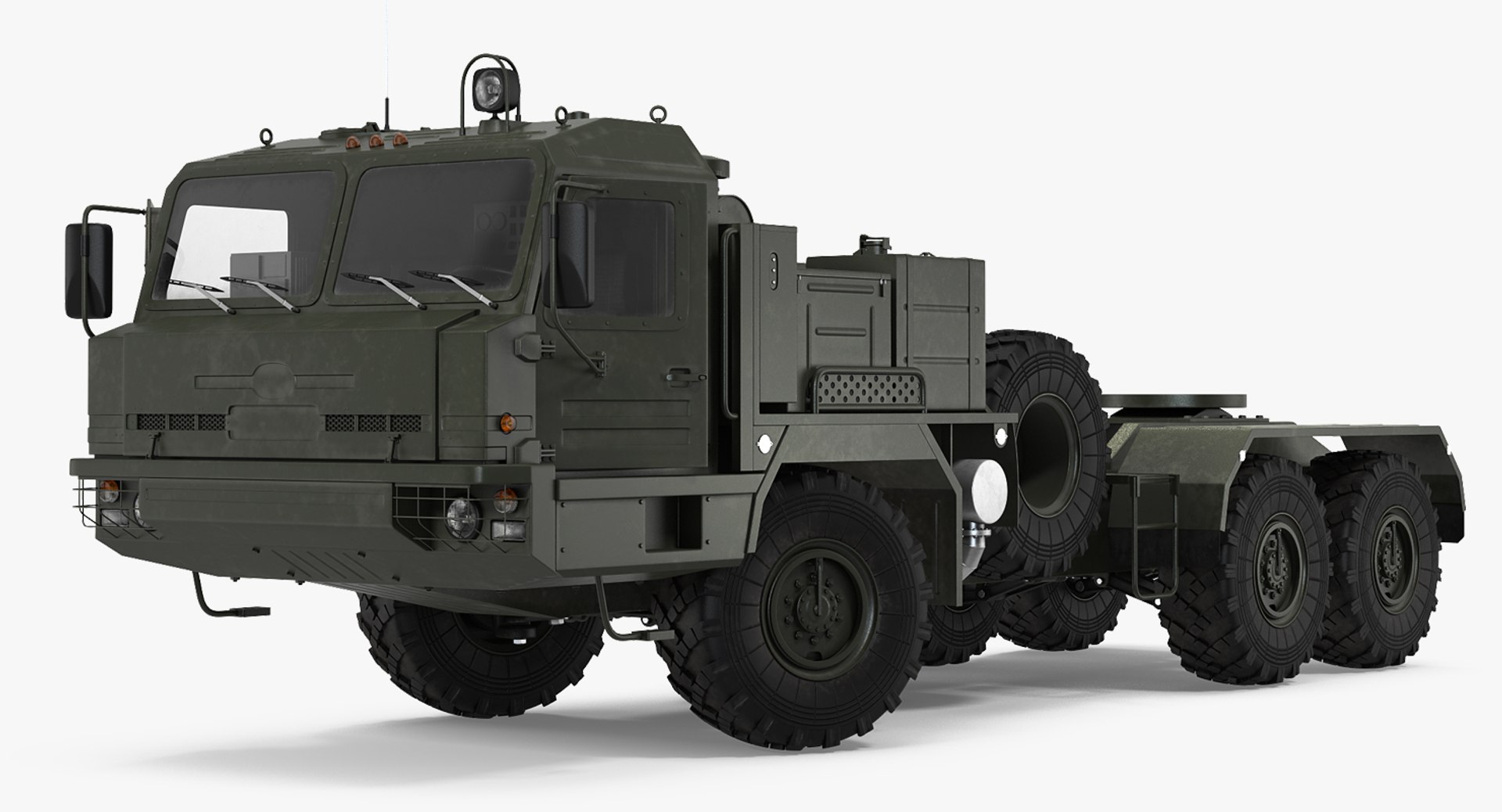 All Terrain Tractor Truck Baz 64022 Rigged 3D Model 3D model preview