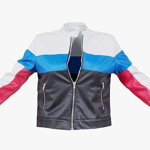 Multi Color Leather Jacket Remastered 3D model