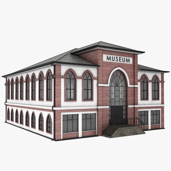 museum architecture building 3D model