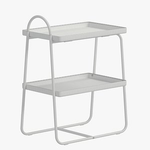 Hattasen bedside tablegray green pbr 3D