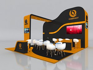 exhibition booth stand stall 3D