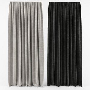 curtains modern style 3d max
