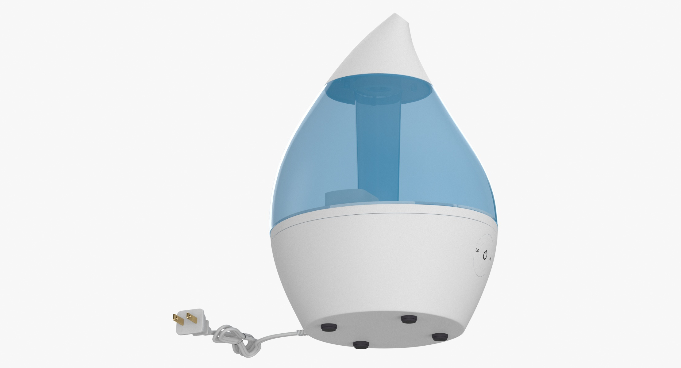 modelo 3d Boxed Humidifier Device Blank and Generic Label Box ...