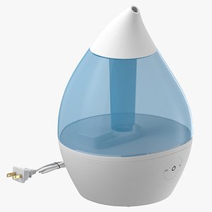 Boxed Humidifier Device Blank and Generic Label Box