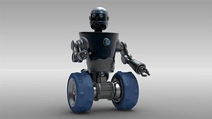 Robot 3 (Rigged & Animated)
