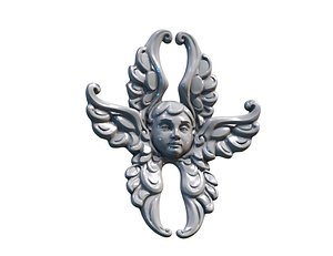 Angel Cherub Decoration 3D model
