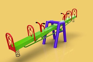 SEESAW TEETER TOTTER including technical drawings
