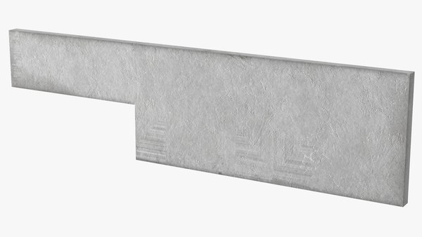 Precast Concrete Panels 2 3d Model Turbosquid 1701581