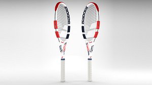 3D Babolat Pure Strike Lite Racquets 3D model
