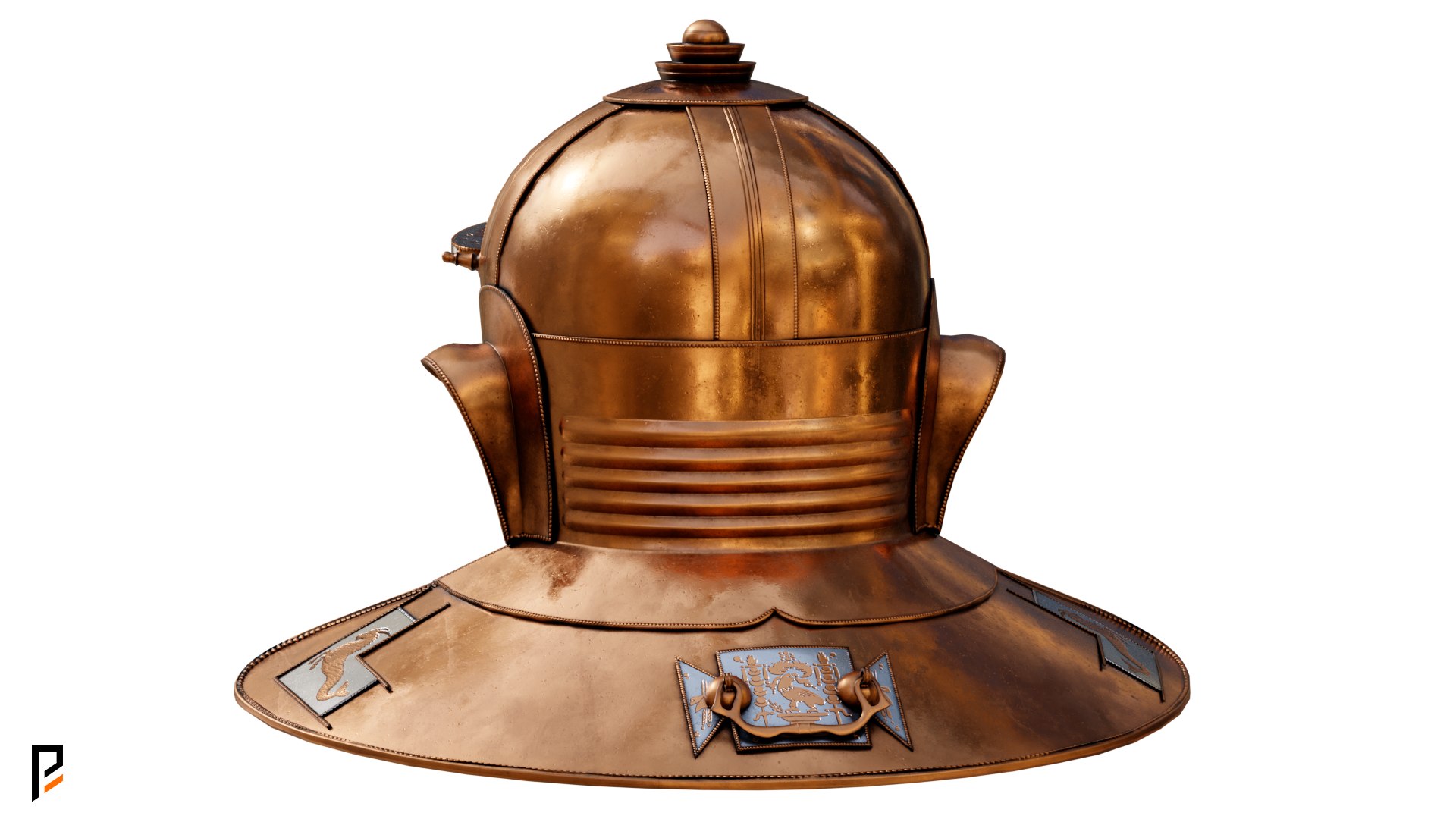 Niedermormter - Imperial Italic H Bronze - Roman helmet model https://p.turbosquid.com/ts-thumb/KV/rFRp2P/jG/7_bronze/png/1768714256/1920x1080/fit_q87/745069fa9244268215d7b1861a878e5a02b8bae6/7_bronze.jpg