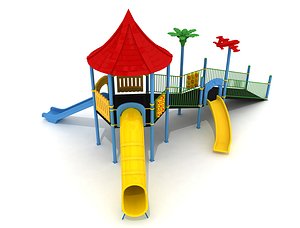 3D playground metal play