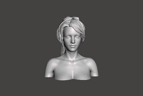 3D model printable realistic