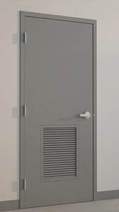 3d hollow metal door
