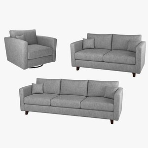 Lori Bundle - Two Sofas and Armchair Set 3 Models
