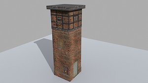 3D model Old station 3