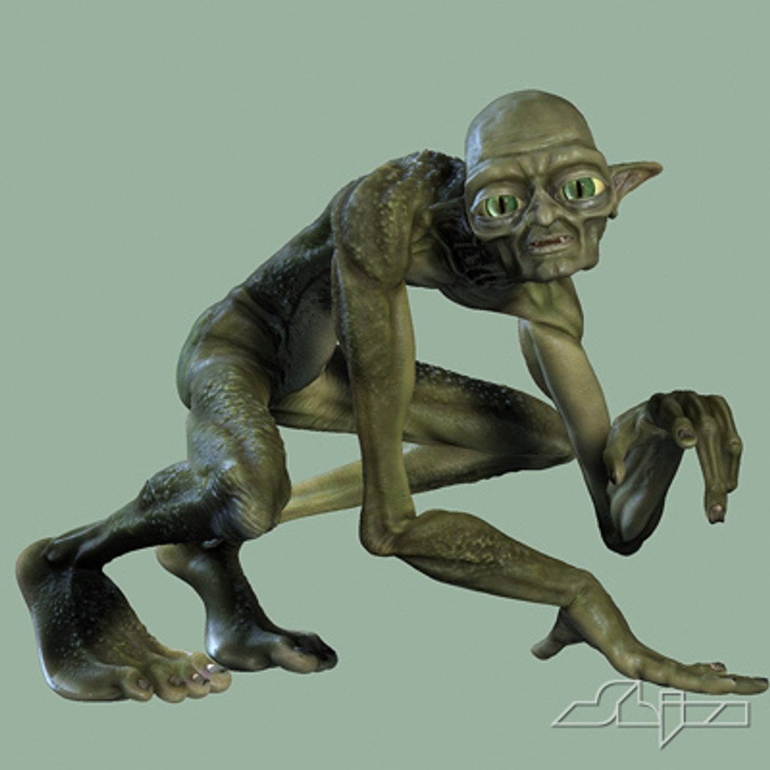 3d Model Troll Character